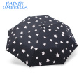 Shangyu Fabricación de regalos personalizables Jing Pin Mini bolsillo UV telescópica paraguas plegable con papel redondo Cilindro de embalaje